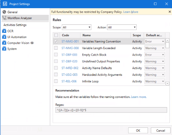 Studio - Workflow Analyzer