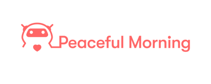 02_新横向きPeaceful Morning株式会社ロゴ