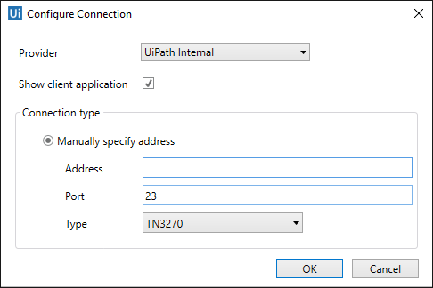 UiPath Internal Configuration