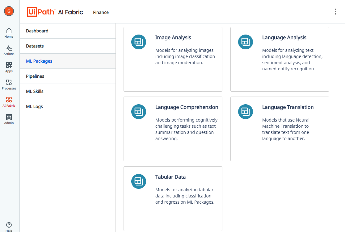 ai fabric in uipath