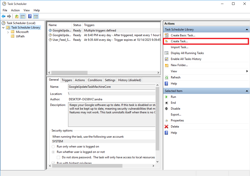 task scheduler
